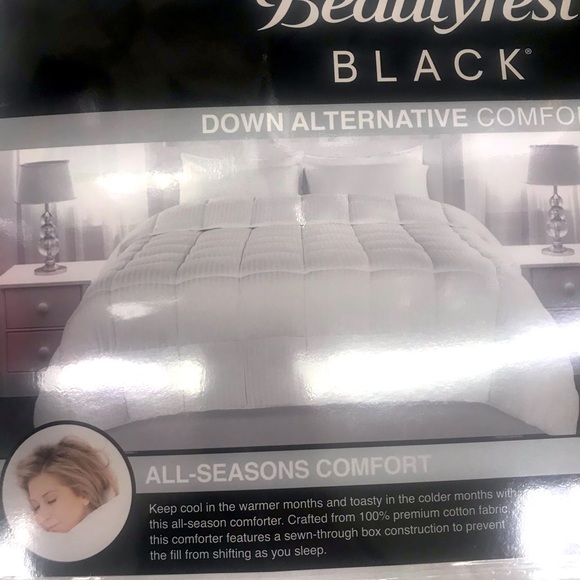 Beauty Rest Black Full/ Queen Down Alternative - Picture 7 of 9